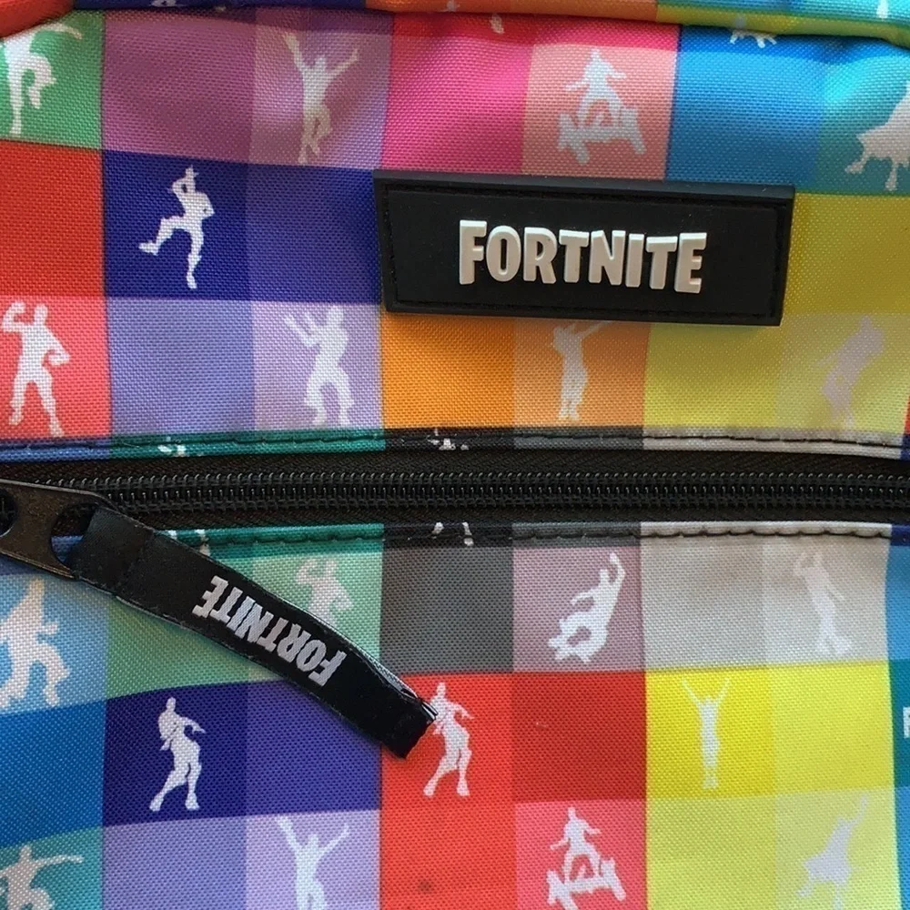 Fortnite dancing colorful backpack book bag